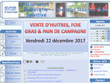 Tablet Screenshot of acs-stjean.fr